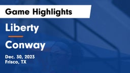 Liberty  vs Conway  Game Highlights - Dec. 30, 2023