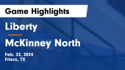 Liberty  vs McKinney North  Game Highlights - Feb. 22, 2024