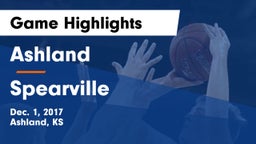 Ashland  vs Spearville  Game Highlights - Dec. 1, 2017