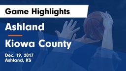Ashland  vs Kiowa County  Game Highlights - Dec. 19, 2017