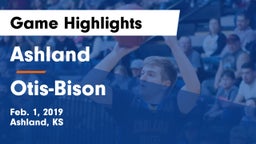 Ashland  vs Otis-Bison  Game Highlights - Feb. 1, 2019
