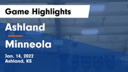 Ashland  vs Minneola   Game Highlights - Jan. 14, 2022