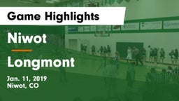 Niwot  vs Longmont  Game Highlights - Jan. 11, 2019