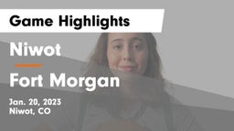 Niwot  vs Fort Morgan  Game Highlights - Jan. 20, 2023