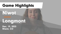 Niwot  vs Longmont  Game Highlights - Dec. 19, 2023