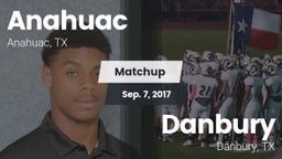 Matchup: Anahuac  vs. Danbury  2017