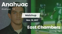 Matchup: Anahuac  vs. East Chambers  2017