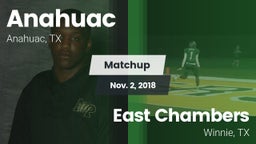 Matchup: Anahuac  vs. East Chambers  2018