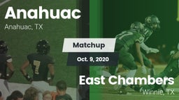 Matchup: Anahuac  vs. East Chambers  2020