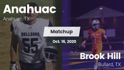 Matchup: Anahuac  vs. Brook Hill   2020