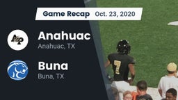 Recap: Anahuac  vs. Buna  2020