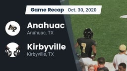 Recap: Anahuac  vs. Kirbyville  2020