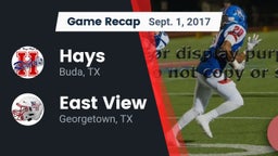 Recap: Hays  vs. East View  2017