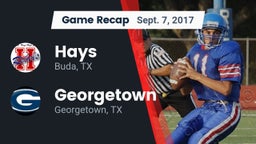 Recap: Hays  vs. Georgetown  2017