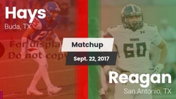 Matchup: Hays  vs. Reagan  2017