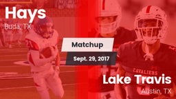Matchup: Hays  vs. Lake Travis  2017
