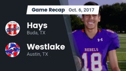 Recap: Hays  vs. Westlake  2017