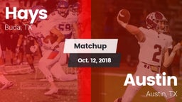 Matchup: Hays  vs. Austin  2018