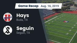 Recap: Hays  vs. Seguin  2019
