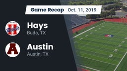 Recap: Hays  vs. Austin  2019