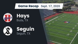 Recap: Hays  vs. Seguin  2020