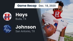 Recap: Hays  vs. Johnson  2020