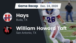 Recap: Hays  vs. William Howard Taft  2020