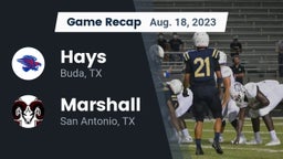 Recap: Hays  vs. Marshall  2023