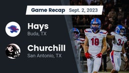 Recap: Hays  vs. Churchill  2023