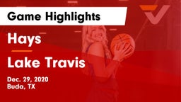 Hays  vs Lake Travis  Game Highlights - Dec. 29, 2020