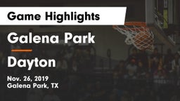 Galena Park  vs Dayton  Game Highlights - Nov. 26, 2019
