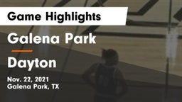 Galena Park  vs Dayton  Game Highlights - Nov. 22, 2021