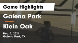 Galena Park  vs Klein Oak  Game Highlights - Dec. 2, 2021