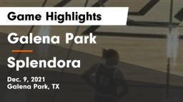 Galena Park  vs Splendora  Game Highlights - Dec. 9, 2021