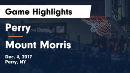 Perry  vs Mount Morris  Game Highlights - Dec. 4, 2017