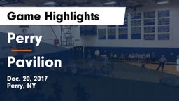 Perry  vs Pavilion Game Highlights - Dec. 20, 2017