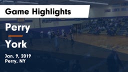 Perry  vs York  Game Highlights - Jan. 9, 2019