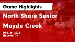 North Shore Senior  vs Mayde Creek  Game Highlights - Dec. 29, 2023