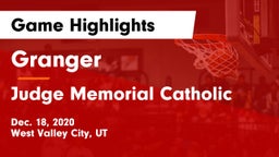 Granger  vs Judge Memorial Catholic  Game Highlights - Dec. 18, 2020