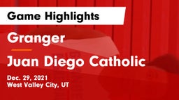Granger  vs Juan Diego Catholic  Game Highlights - Dec. 29, 2021