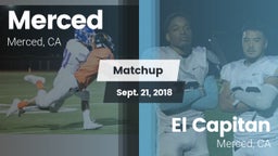 Matchup: Merced  vs. El Capitan  2018