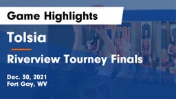 Tolsia  vs Riverview Tourney Finals Game Highlights - Dec. 30, 2021
