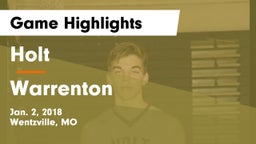 Holt  vs Warrenton  Game Highlights - Jan. 2, 2018