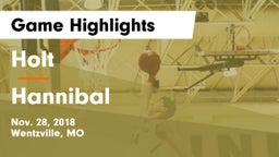 Holt  vs Hannibal  Game Highlights - Nov. 28, 2018