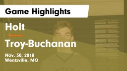 Holt  vs Troy-Buchanan  Game Highlights - Nov. 30, 2018