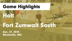 Holt  vs Fort Zumwalt South  Game Highlights - Dec. 27, 2018