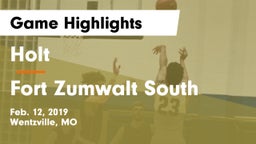 Holt  vs Fort Zumwalt South  Game Highlights - Feb. 12, 2019