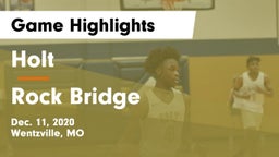 Holt  vs Rock Bridge  Game Highlights - Dec. 11, 2020