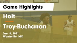 Holt  vs Troy-Buchanan  Game Highlights - Jan. 8, 2021