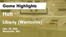 Holt  vs Liberty (Wentzville)  Game Highlights - Feb. 10, 2023